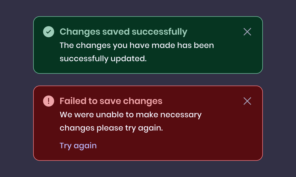 Alert component