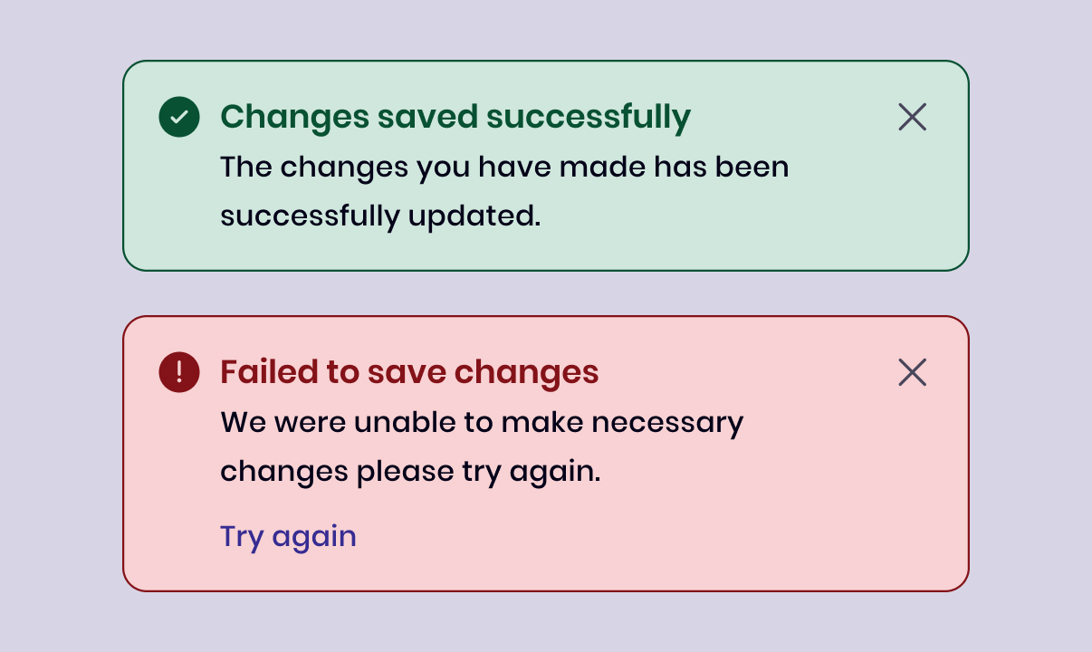 Alert component